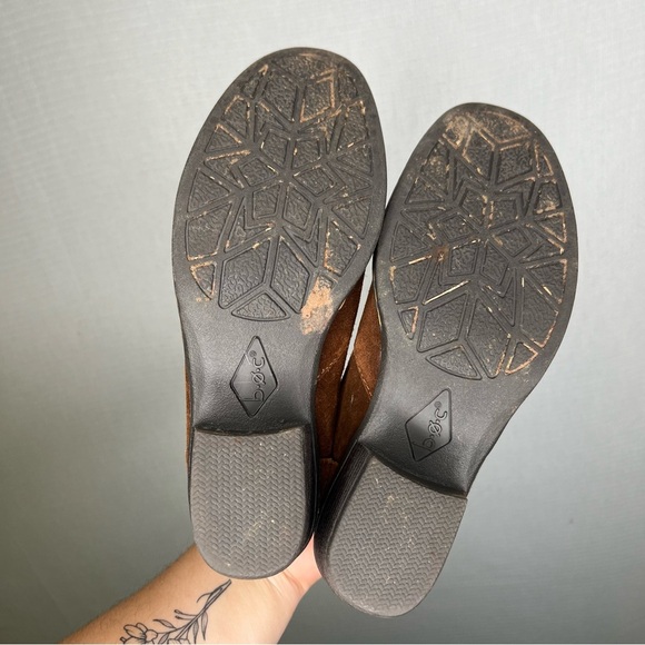 BOC Born | Brown Leather Bootie Suede 8 Ankle Short Fredrika - Picture 5 of 7